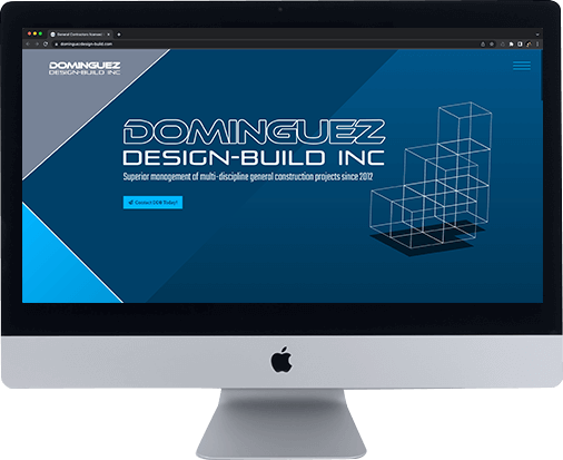 Dominguez Design-Build website